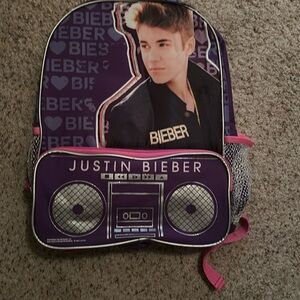 Brand new Justin Bieber backpack